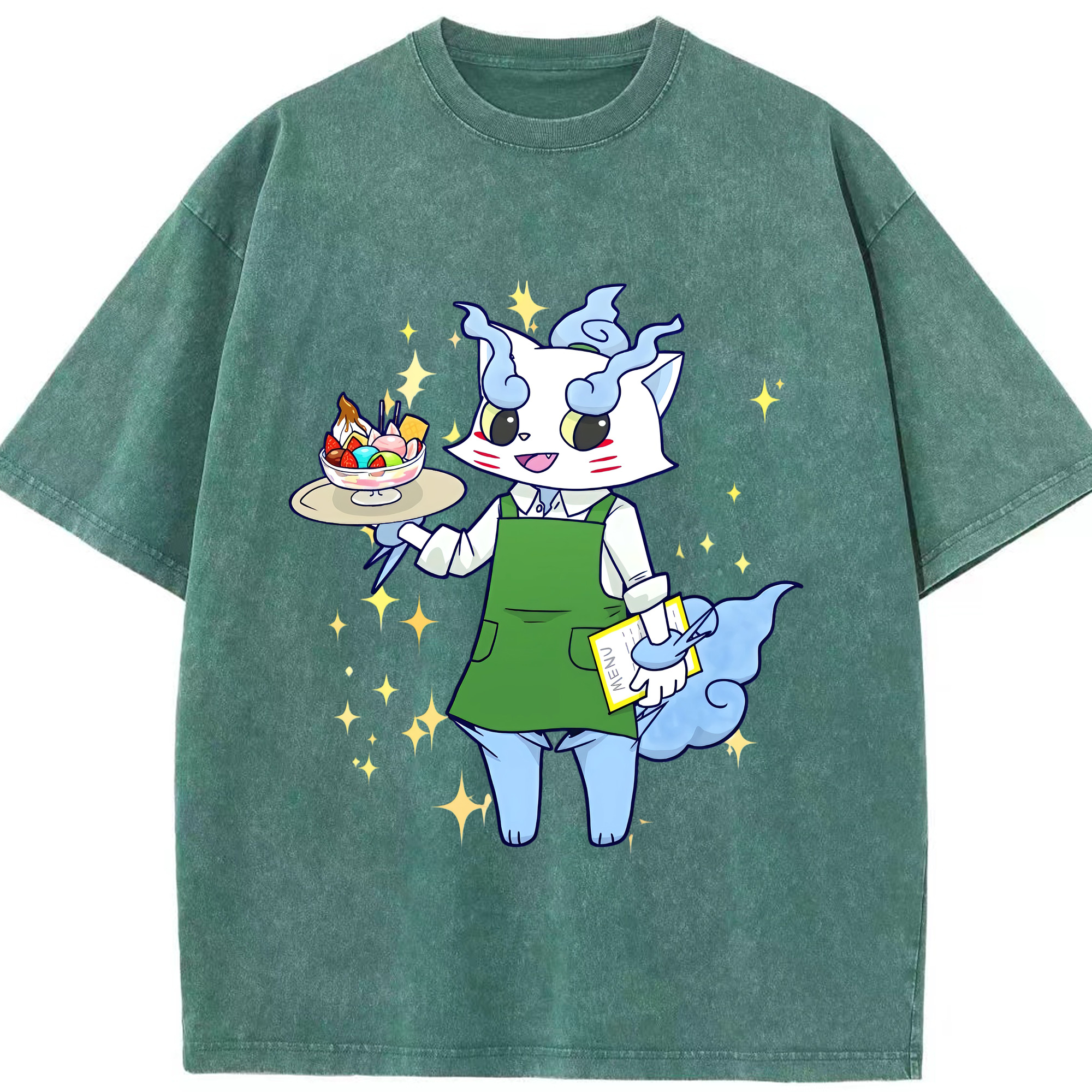 （画像用） 妖怪ウォッチ Yo-kai Watch 綿100% ヴィンテージ風 半袖Tシャツ（フロントプリント）
